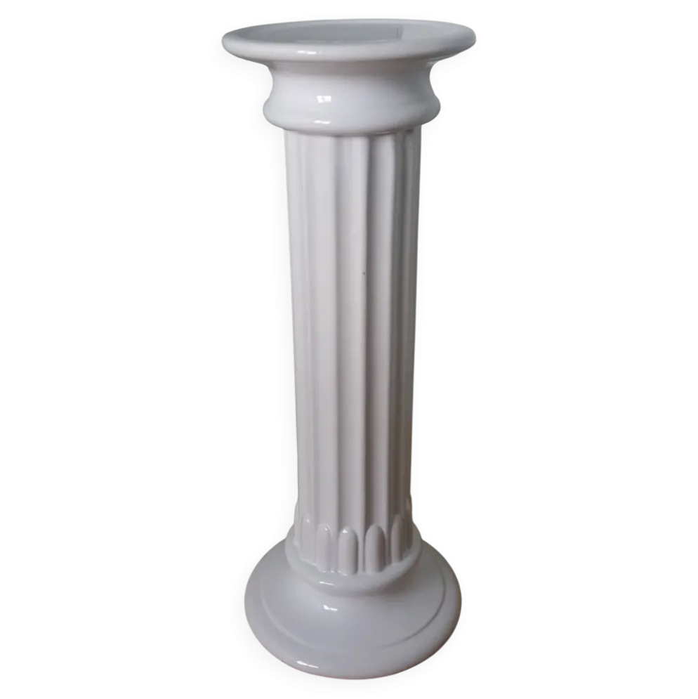 Colonne piedestal 55 cm céramique émaillée