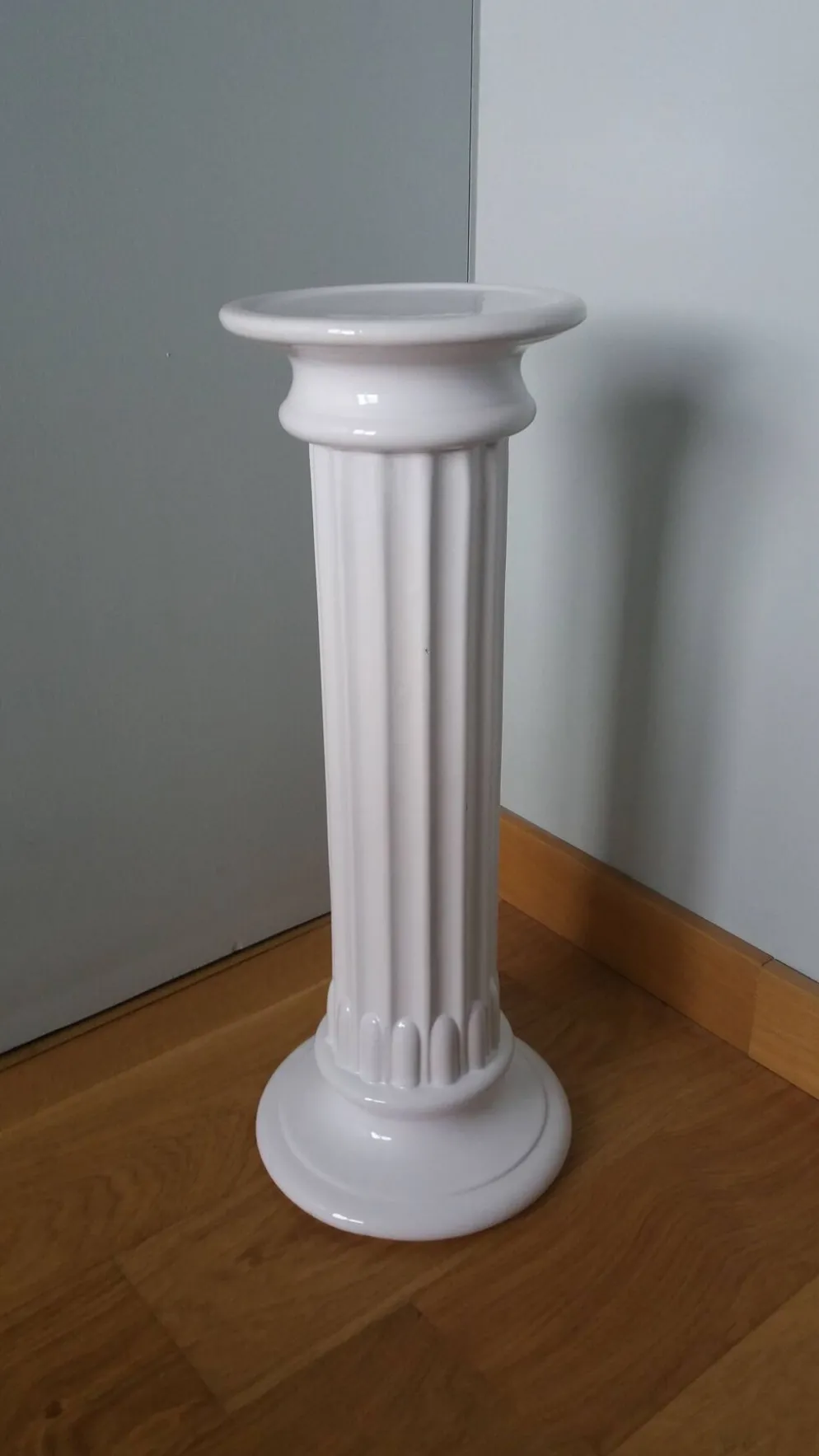 Colonne piedestal 55 cm céramique émaillée
