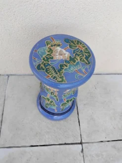 Colonne, porte-plante en céramique, années 80