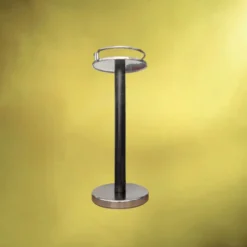 Colonne porte-seau Ettore Sottsass pour Alessi inox 18/10 - design italien