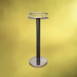 Colonne porte-seau Ettore Sottsass pour Alessi inox 18/10 - design italien