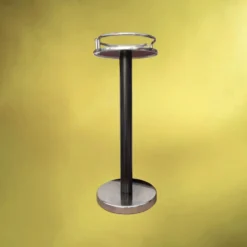 Colonne porte-seau Ettore Sottsass pour Alessi inox 18/10 - design italien