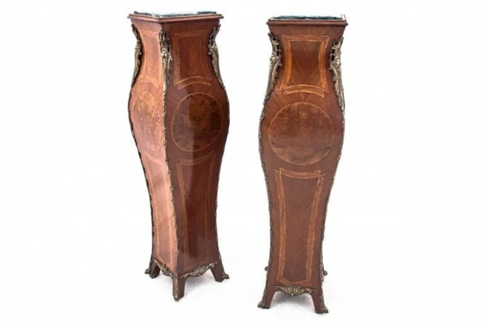 Colonnes antiques, France, vers 1870