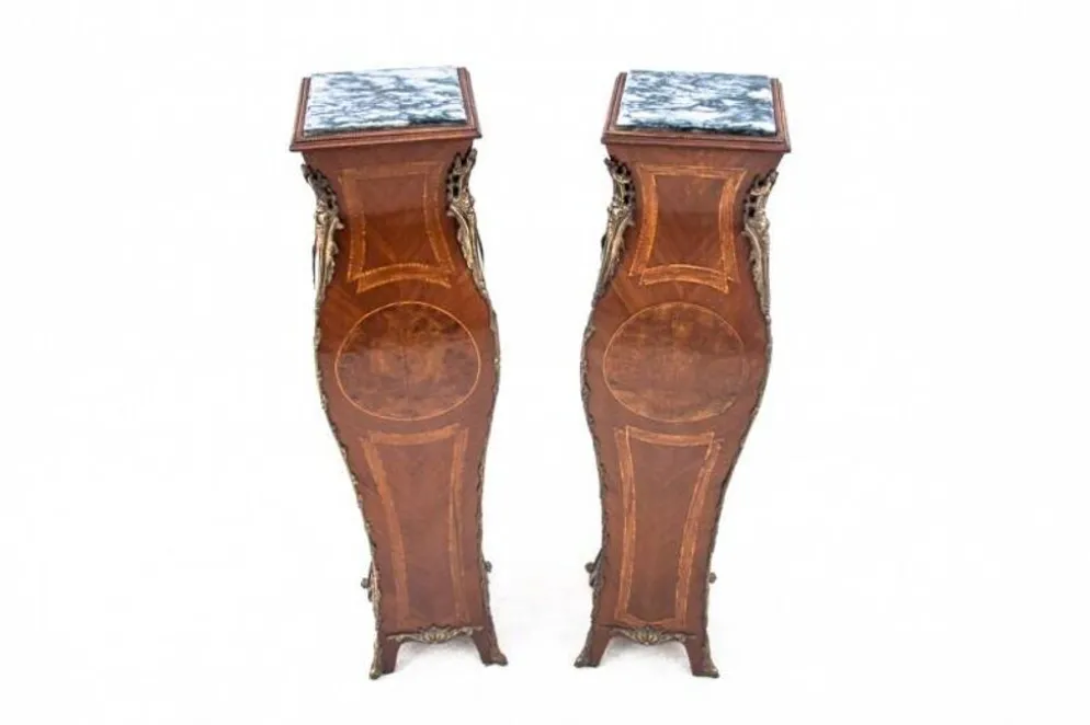 Colonnes antiques, France, vers 1870