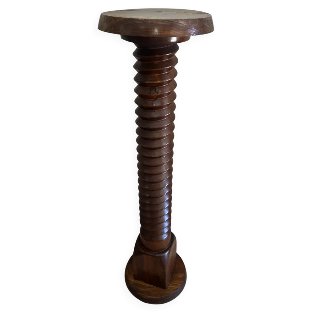Colonne sellette vis de pressoir