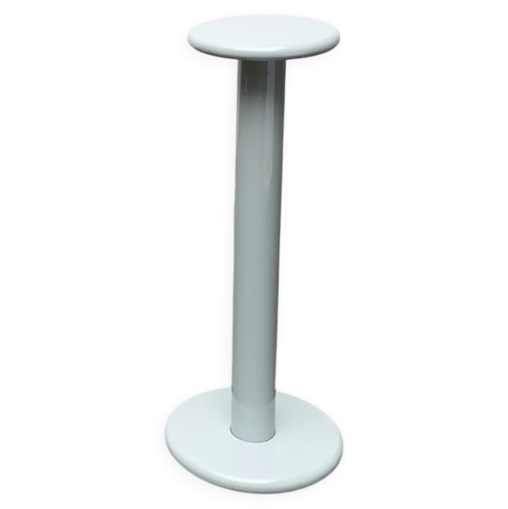 Colonne, table d'appoint space age en métal