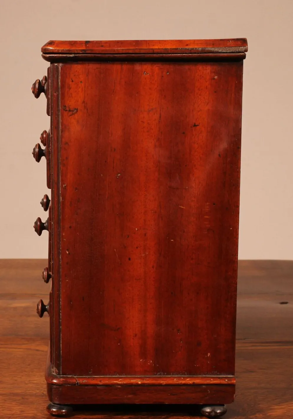 Commode De Maitrise En Acajou Du 19° Siècle