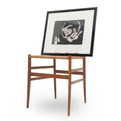 Composition, techniques mixtes sur carton Ansgar Elde, années 1980