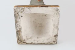 Console Art Nouveau ou pied de stall en plâtre émaillé, années 1920