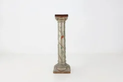 Console Art Nouveau ou pied de stall en plâtre émaillé, années 1920