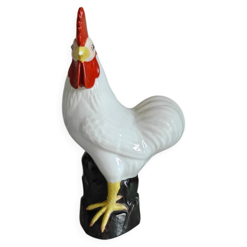 Coq en céramique