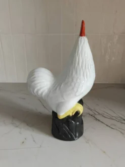 Coq en céramique