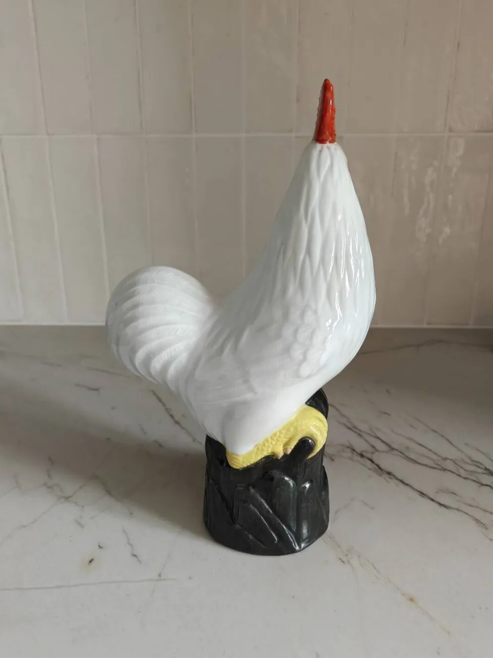 Coq en céramique