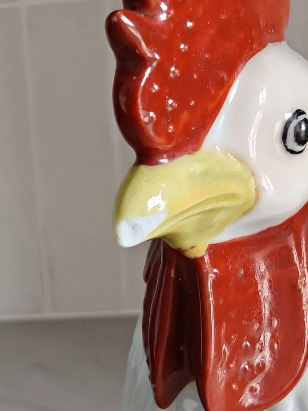 Coq en céramique