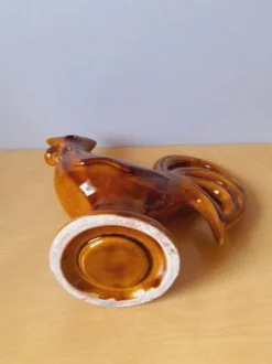 Coq Pique Fleurs en Céramique 1960