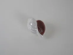 Coquillage en porcelaine, design italien, années 1970, production : Italie