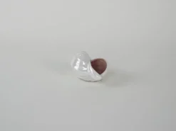 Coquillage en porcelaine, design italien, années 1970, production : Italie