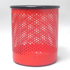 Corbeille Cribbio rouge Rexite Années 80