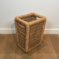 Corbeille à papier en corde