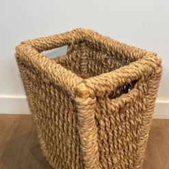 Corbeille à papier en corde