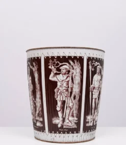 Corbeille à papier en métal années 1960 Angleterre
