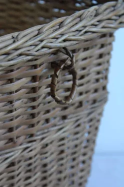 Corbeille à papier en osier