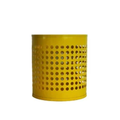 Corbeille à papier jaune RM conçue par Richard Müller, Danemark, années 1970