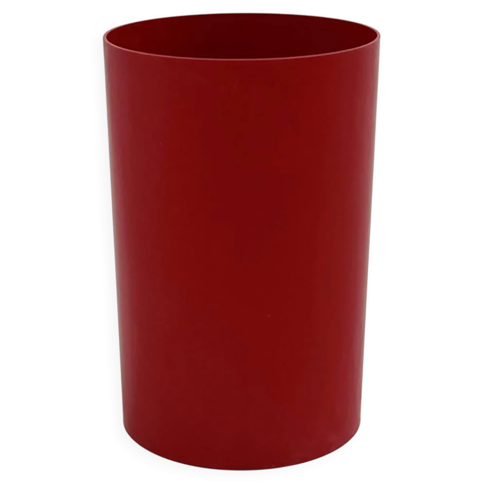 Corbeille, porte-parapluie rouge par Gino Colombini pour Kartell, 1970