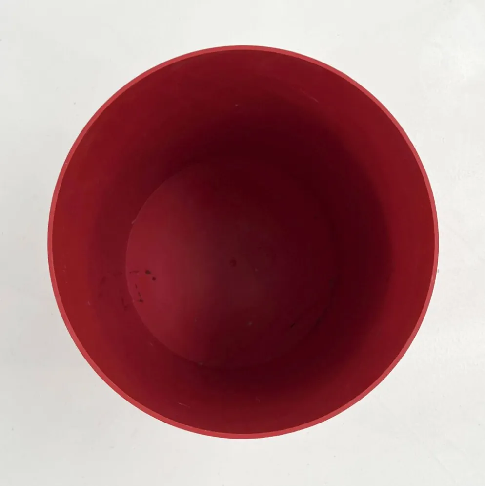 Corbeille, porte-parapluie rouge par Gino Colombini pour Kartell, 1970
