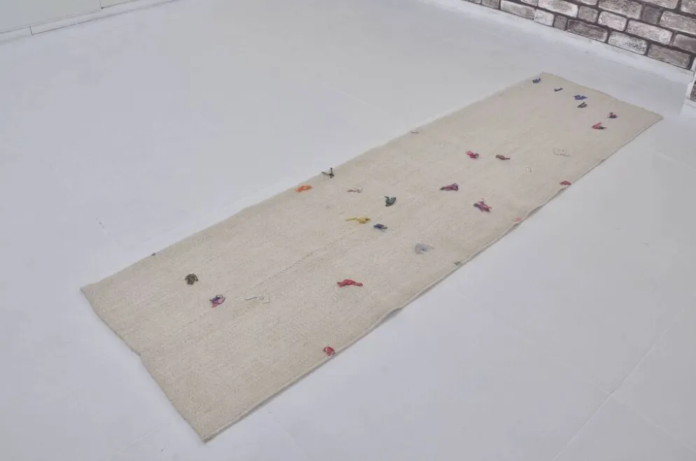 Couloir tissé à la main en chanvre vintage sku3921