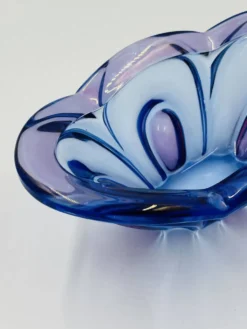 Coupe d'art en verre de Bohême Chribska