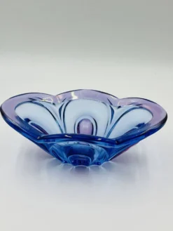 Coupe d'art en verre de Bohême Chribska