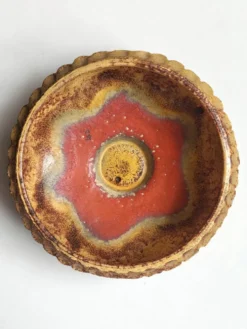 Coupe en céramique Ouest allemande 1970's