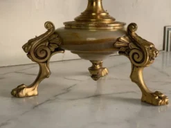Coupe en onyx et bronze doré fin XIXème siècle
