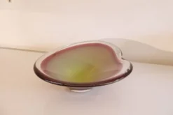 Coupe en verre Sommerso de Paul Kedelv