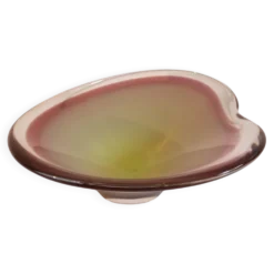 Coupe en verre Sommerso de Paul Kedelv