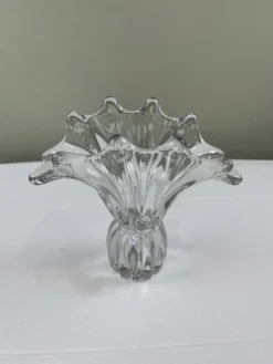 Coupe florale en verre d’art italien