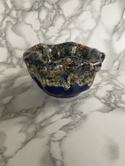 Coupelle Vallauris effet écume de mer