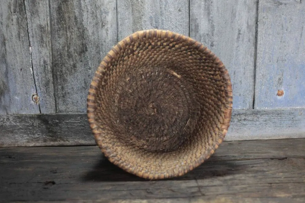 Coupe osier ancienne, bourgne paille et ronce, coupe tressé, campagne, chal