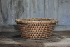 Coupe osier ancienne, bourgne paille et ronce, coupe tressé, campagne