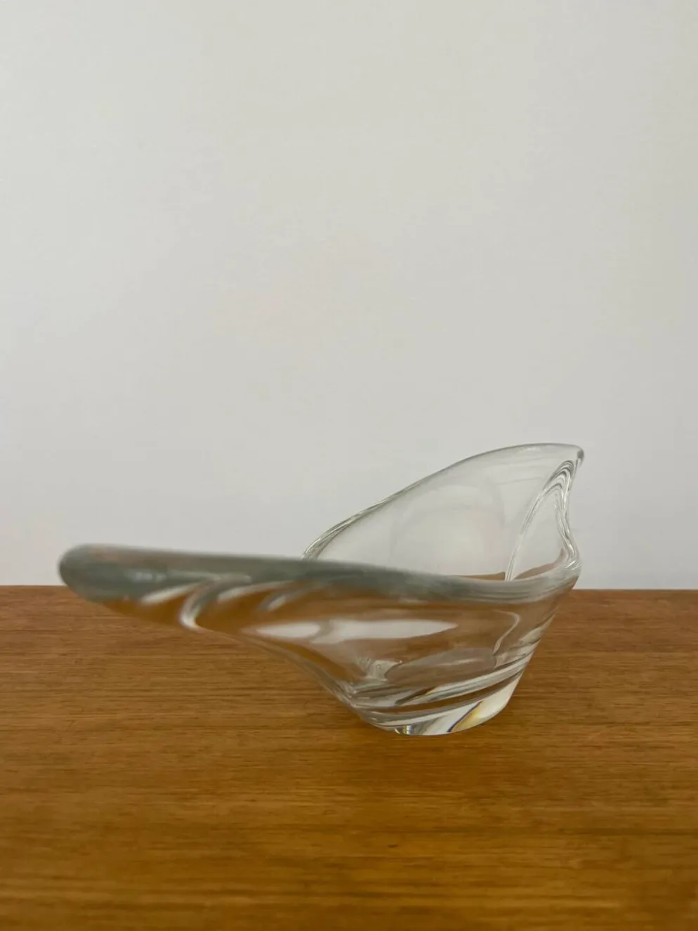 Coupe / vide poche cristal signée Daum