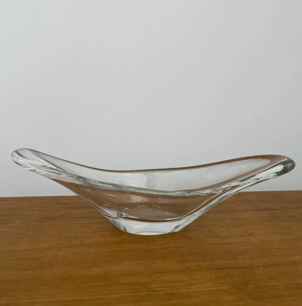 Coupe / vide poche cristal signée Daum