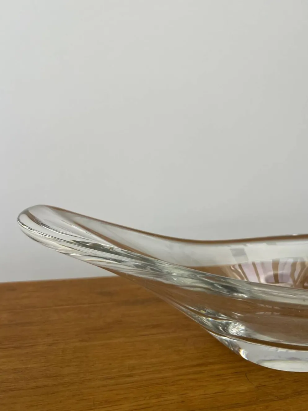 Coupe / vide poche cristal signée Daum