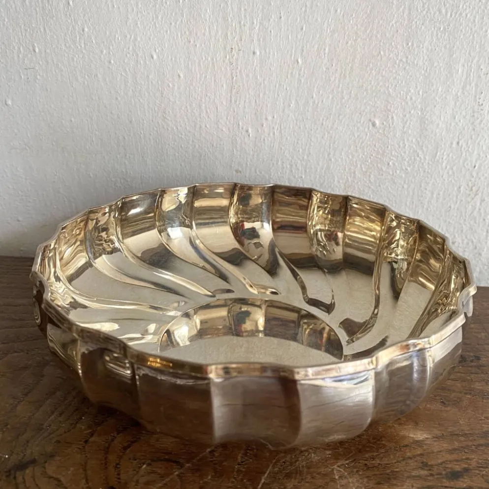 Coupe, vide-poche en argent ARVAL, Luciano Sacco, Valaza