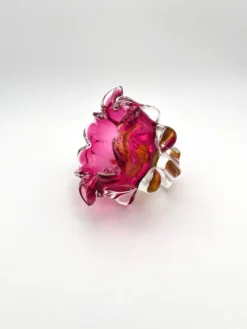Coupe Vide-Poche Josef Hospodka Chribska Sommerso Rose 14cm 1.78kg