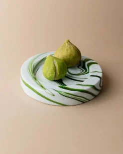 Coupe vintage en verre de Murano tourbillon vert - Sergio Asti pour Venini - Cendrier ou coupe - Italie années 1970 - Décoration de table intemporelle, idée cadeau