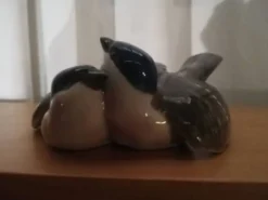 Couple d'oiseaux - Porcelaine Fraureuth Carl Nacke
