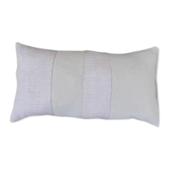 Coussin à bandes raphia de nobilis