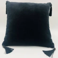 Coussin carré, Housse et Insert, Noir et blanc. Modèle « Tatiana »