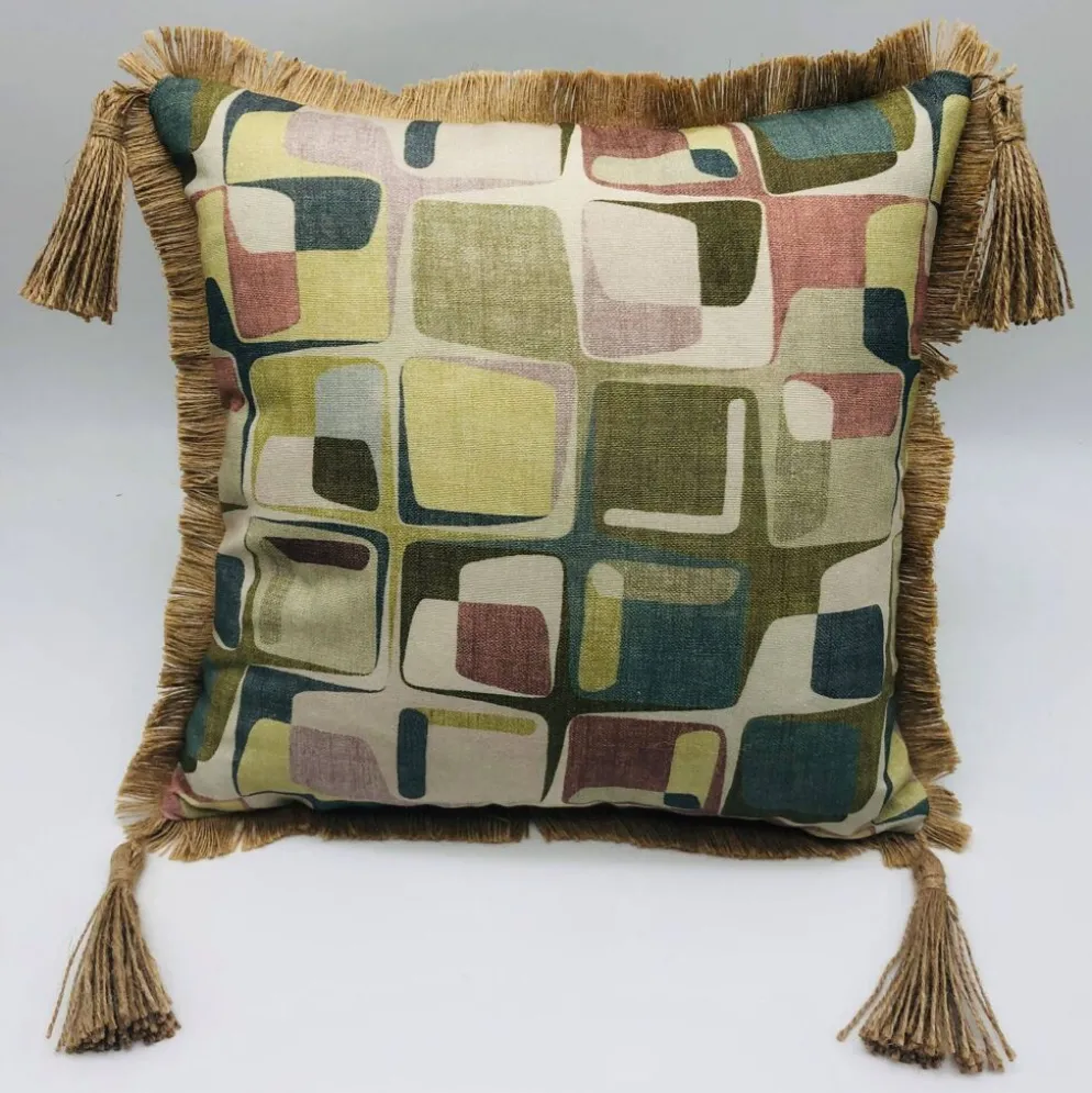 Coussin carré, Housse et Insert. Modèle « Andréa »